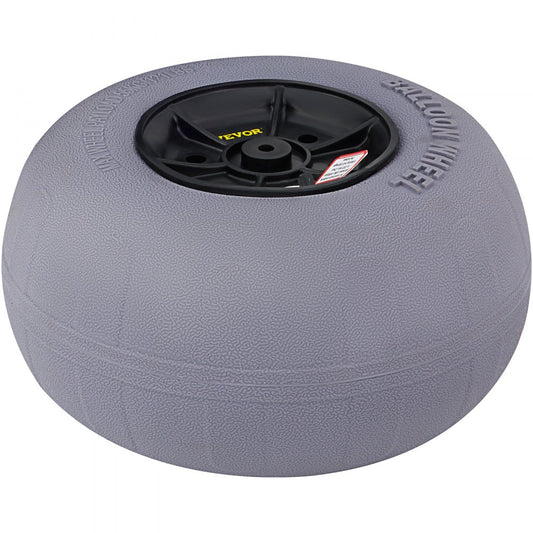 VEVOR Beach Balloon Wheels, 13" Replacement Sand Tires with 32" Stainless Steel Axle, TPU Cart Tires for Kayak Dolly, Canoe Cart and Buggy w/ Free Air Pump, 2-Pack