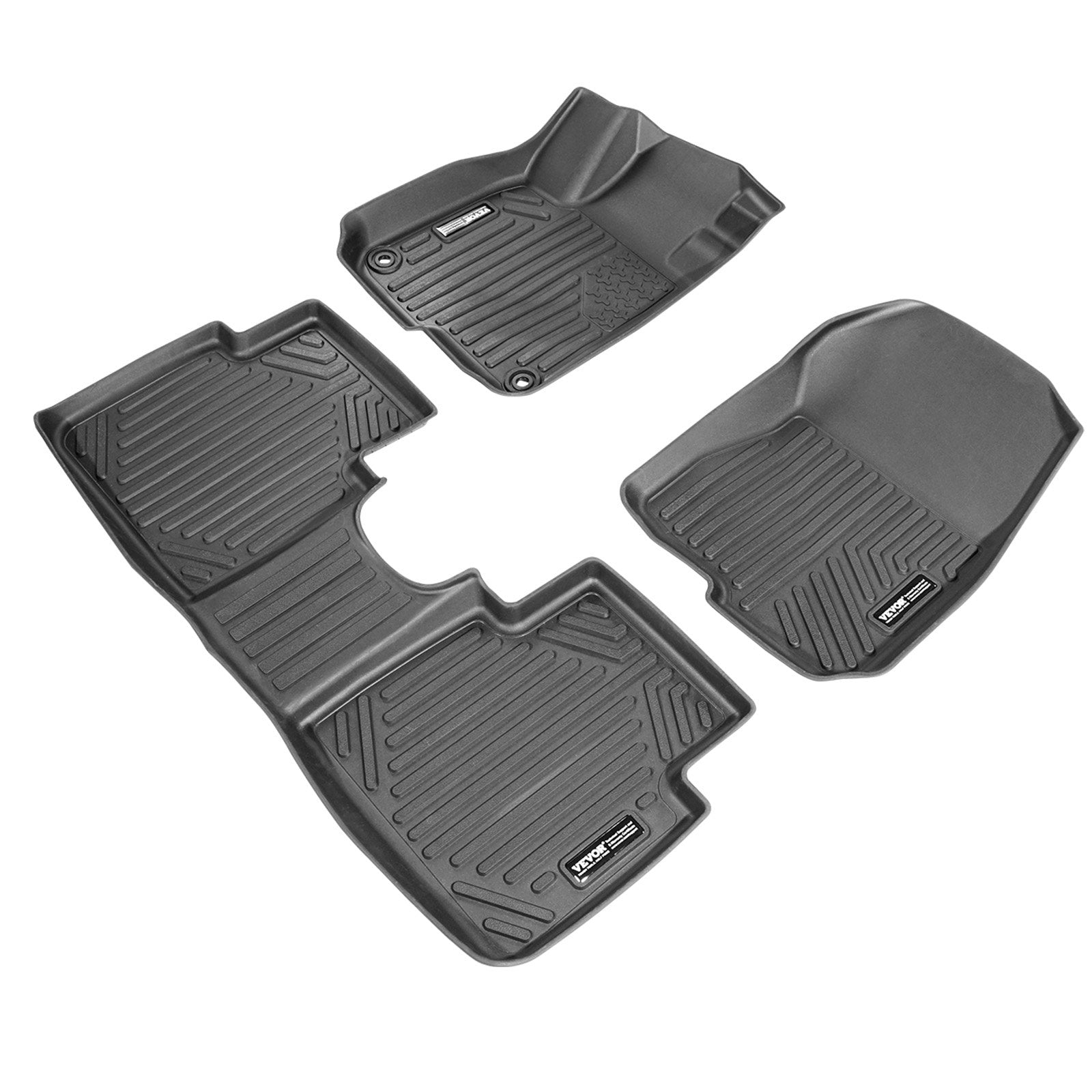Premium All-Weather TPE Floor Mats for Honda CR-V Hybrid 2017-2022 - Custom Fit, Easy Clean, Waterproof Liners for Front & 2nd Row
