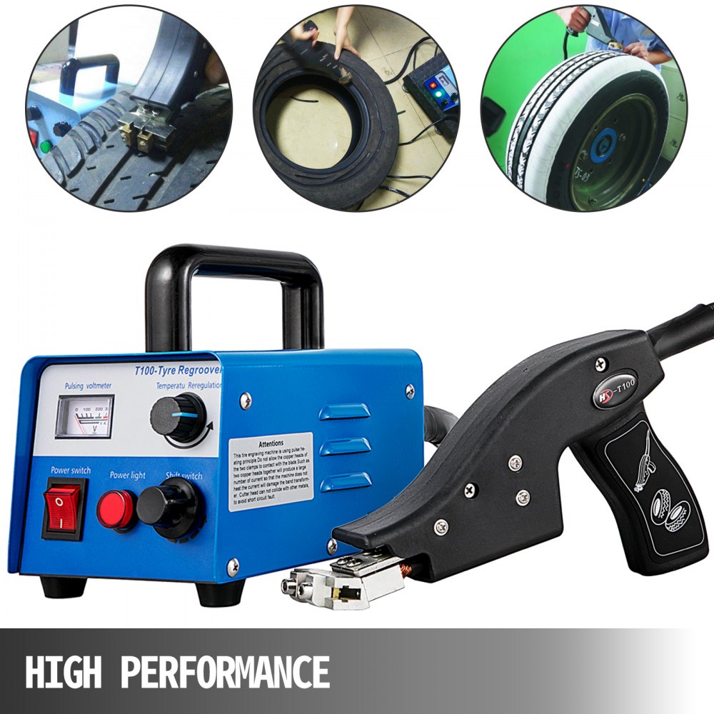 Electric Tire Grooving and Cutting Tool with 20 Blades for Versatile Tire Maintenance and Customization