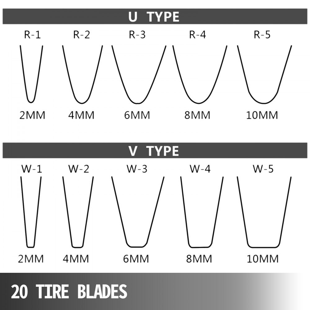 Electric Tire Grooving and Cutting Tool with 20 Blades for Versatile Tire Maintenance and Customization