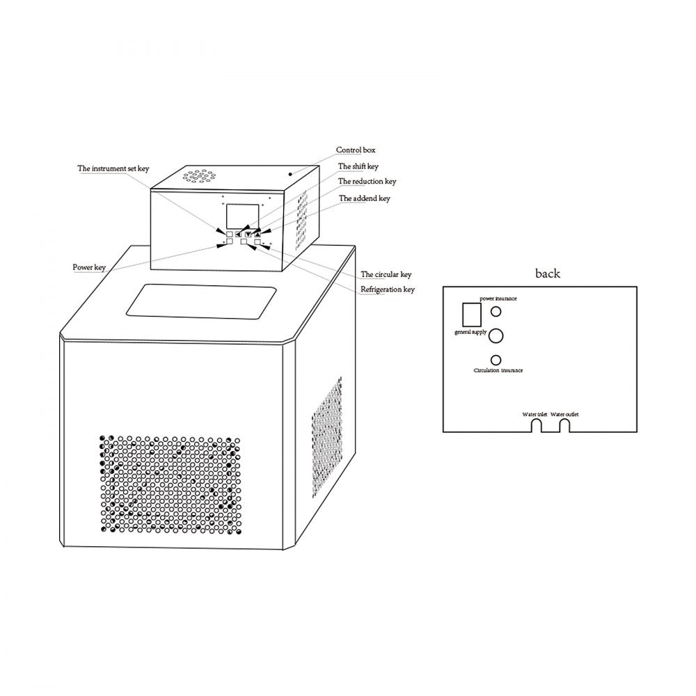 Low-Temperature Laboratory Recirculating Water Chiller with 6L Capacity for Efficient Cooling and Circulation