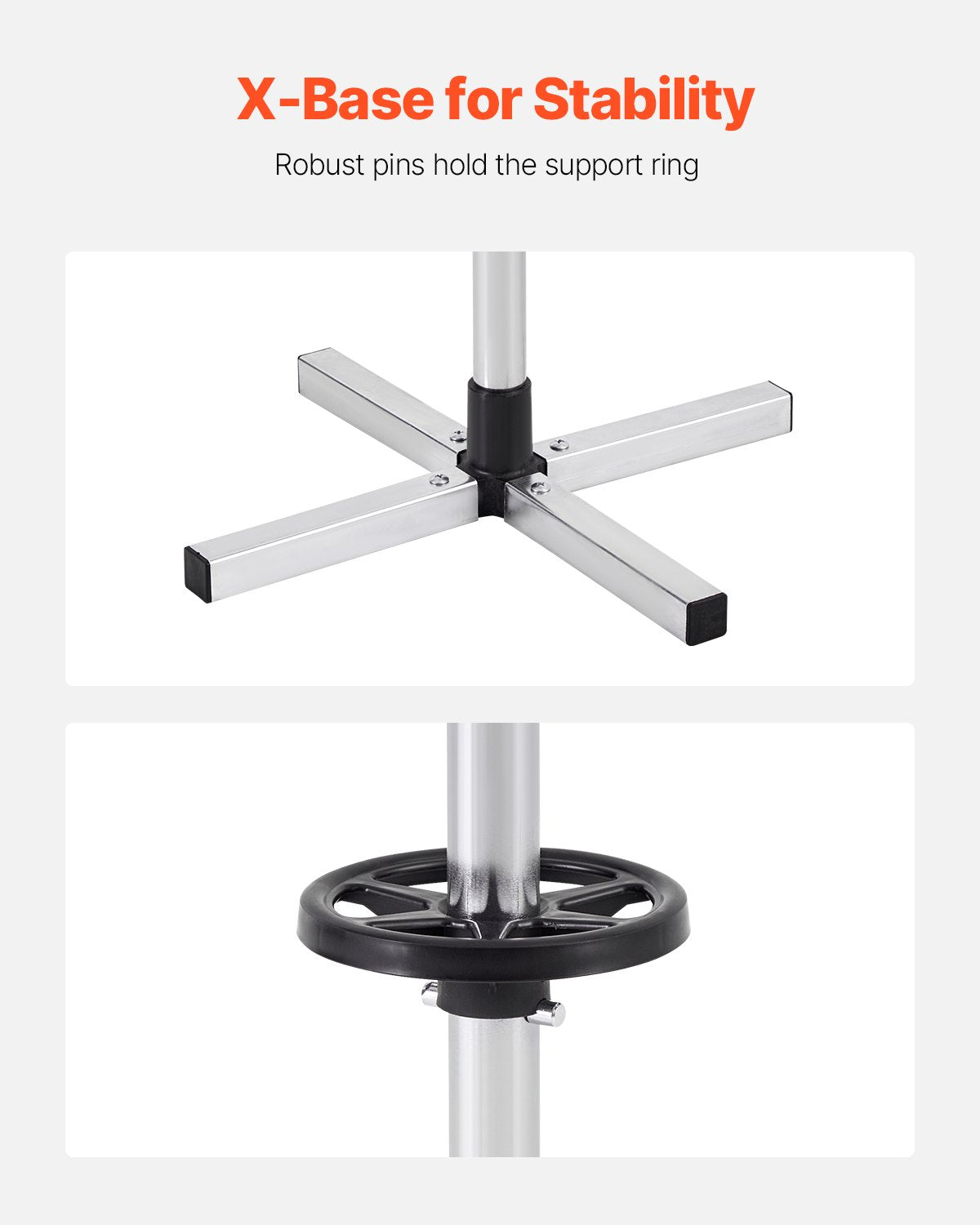 Heavy-Duty Tire Tree Stand for 4 Tires with Rims, Space-Saving Storage Rack for Garage, Holds Tires up to 225mm Wide, 220 lbs Capacity