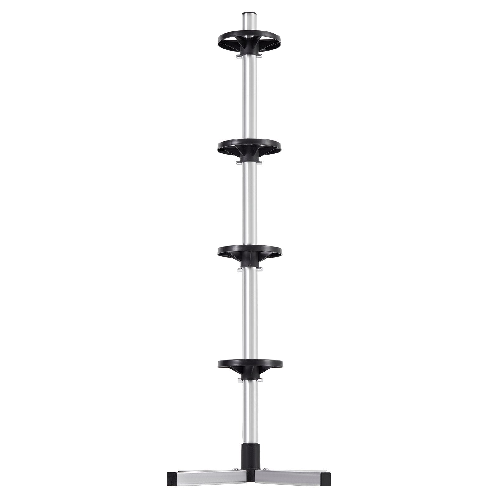Heavy-Duty Tire Tree Stand for 4 Tires with Rims, Space-Saving Storage Rack for Garage, Holds Tires up to 225mm Wide, 220 lbs Capacity