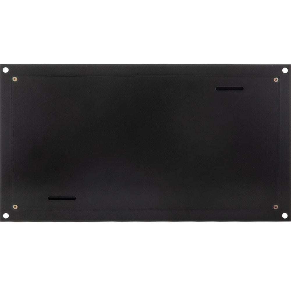 VEVOR Flood Vent, 8" x 16" x 2" Depth Foundation Flood Vent, to Reduce Foundation Damage and Flood Risk, Black, Wall Mounted, for Crawl Spaces,Garages & Full Height Enclosures
