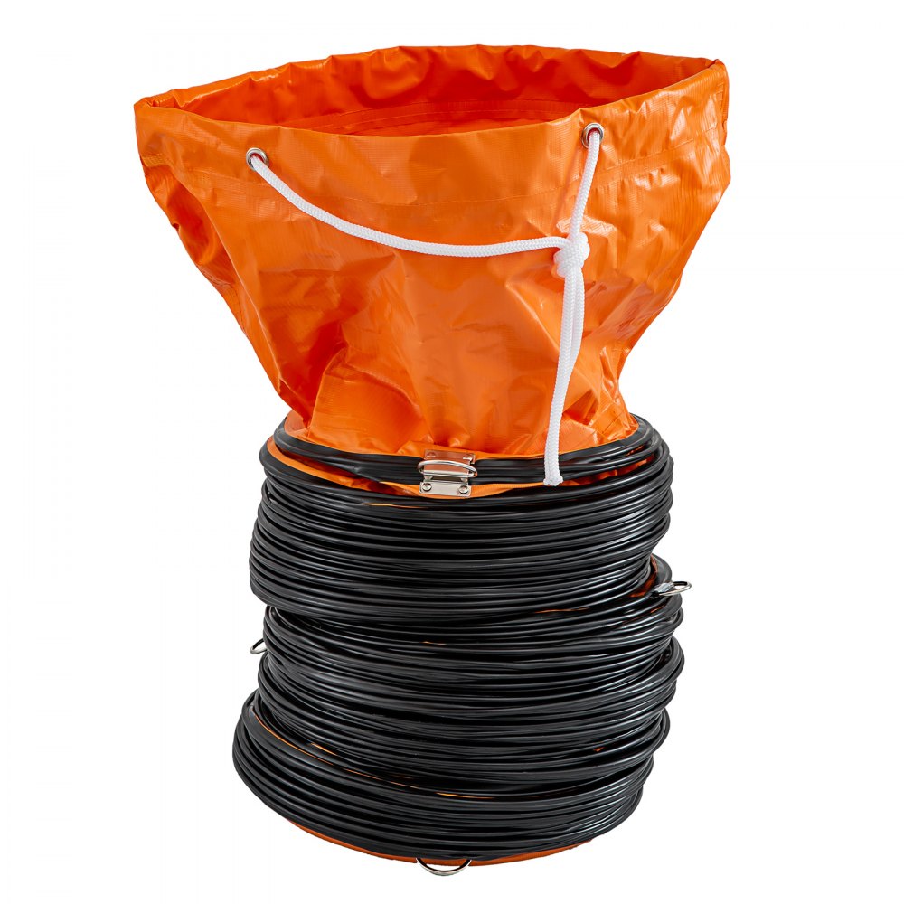 VEVOR Ducting Hose, 25ft PVC Flexible HVAC Duct Hosing for 10 Inch Utility Blower Exhaust Fan