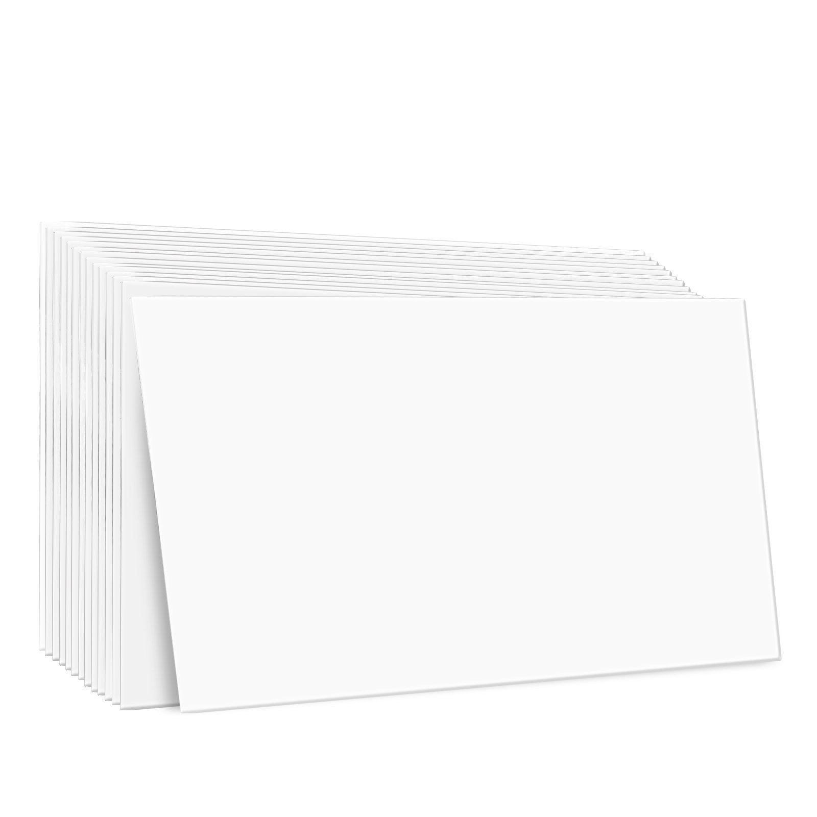 10-Pack 24"x24" Drop Ceiling Tiles in Smooth White, Premium Fire-Rated PVC Foam, Easy Install, Home/Office Decorative Covering