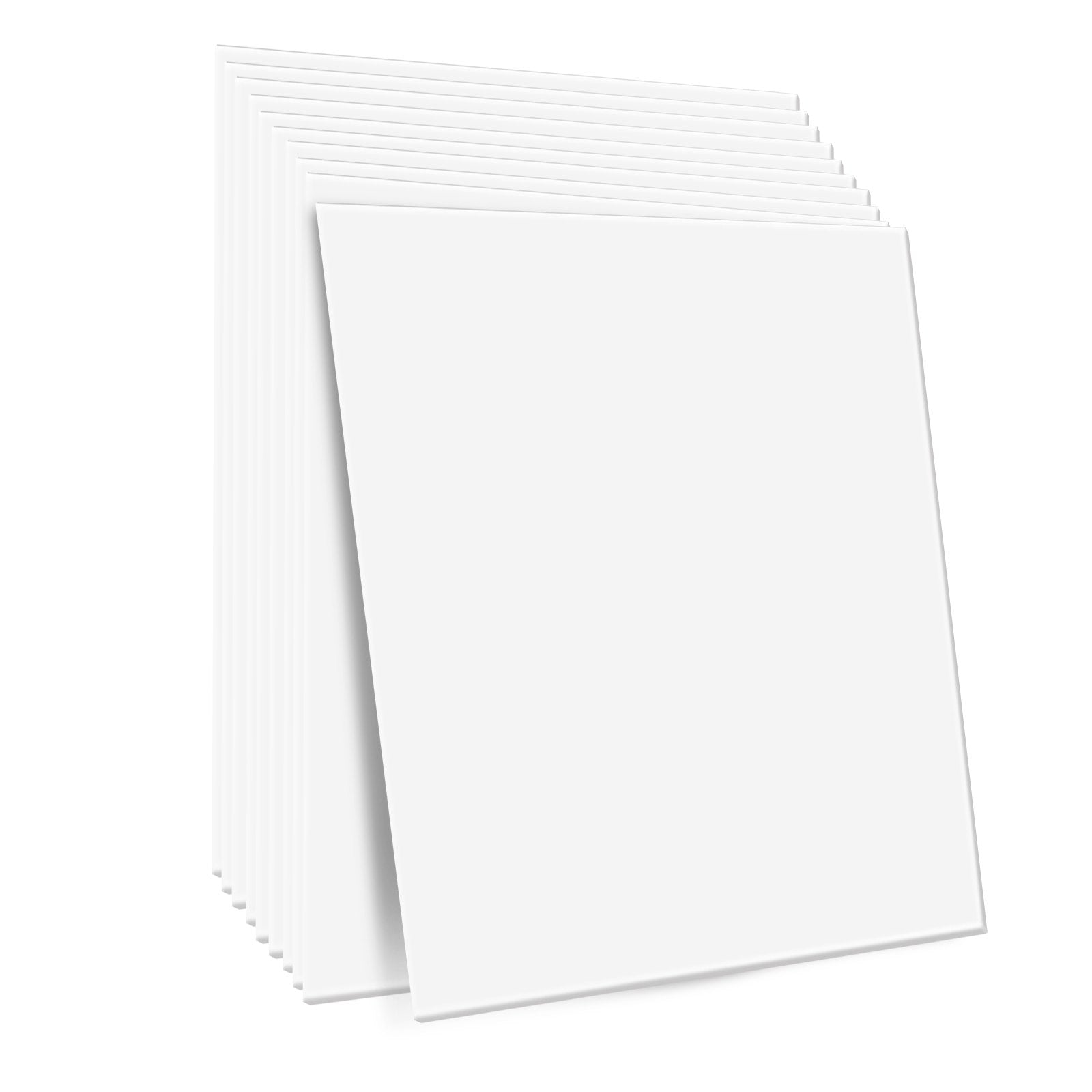 Premium 12-Pack Ceiling Tiles 24x24" – Fire-Rated PVC Foam with Easy DIY Installation, Smooth White for Home & Office Acoustic Decoration