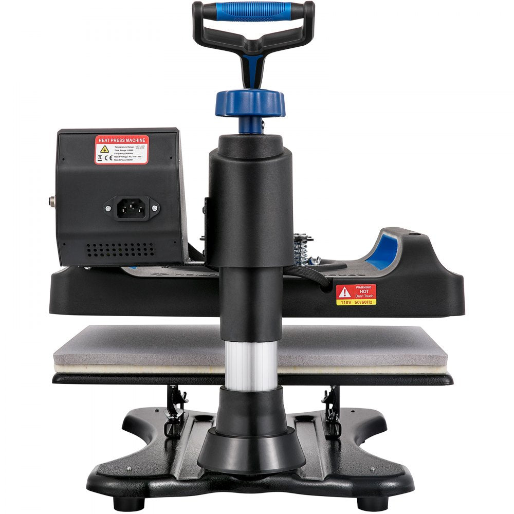 VEVOR Heat Press, 12 x 15inches 800W Heat Press Machine, Sublimation 5 in 1 Combo Sublimation Transfer, Dual Digital Heat Press Transfer, Vinyl Transfer Printer for T Shirts Mugs Caps Plates, Blue