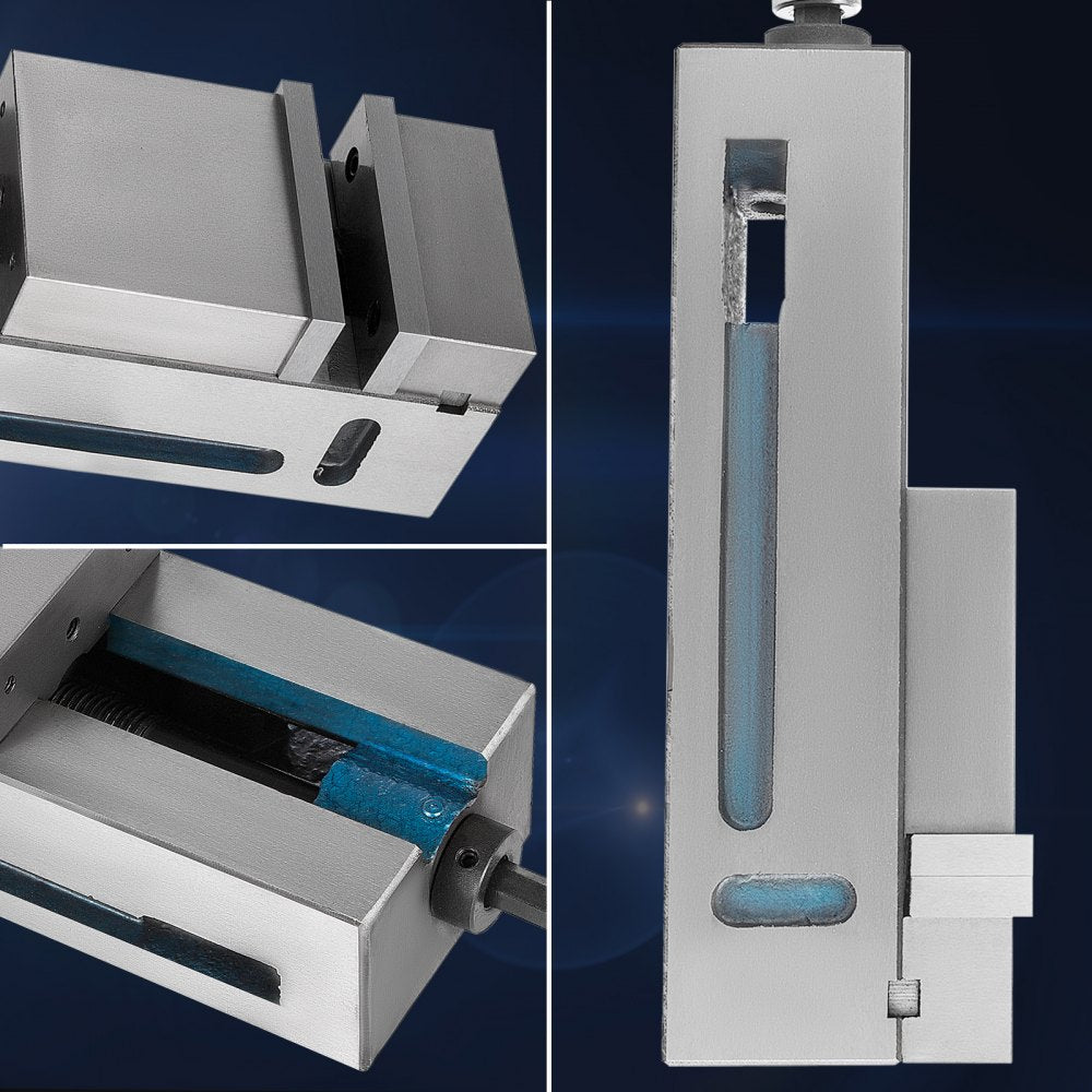 VEVOR Milling Vise 4"/100mm,Bench Clamp Vise Nodular Cast Iron Material,Clamping Vise Clamping Force 19KN Max, Milling Machine Vise