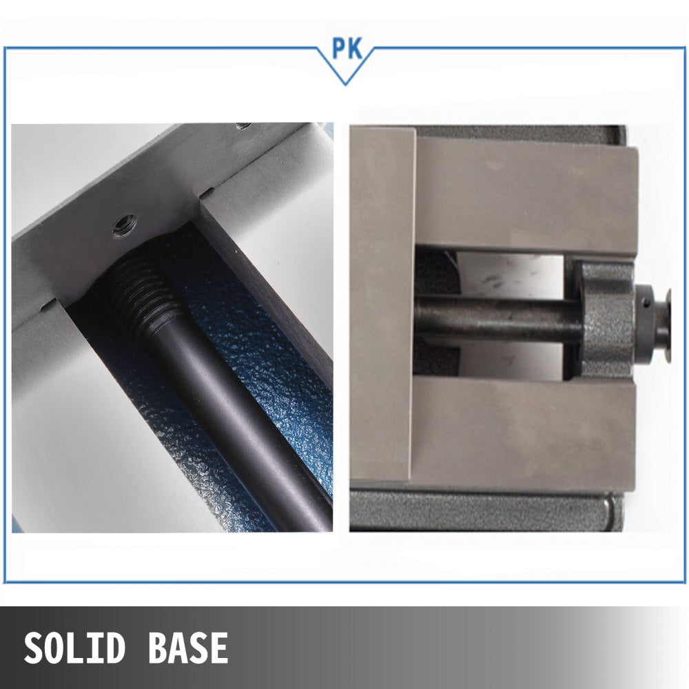 VEVOR 5 Inch ACCU Lock Down Vise Precision Milling Vice 5 Inch Jaw Width Drill Press Vise Milling Drilling Machine Bench Clamp Clamping Vice with 360 Degree Swiveling Base CNC Vise