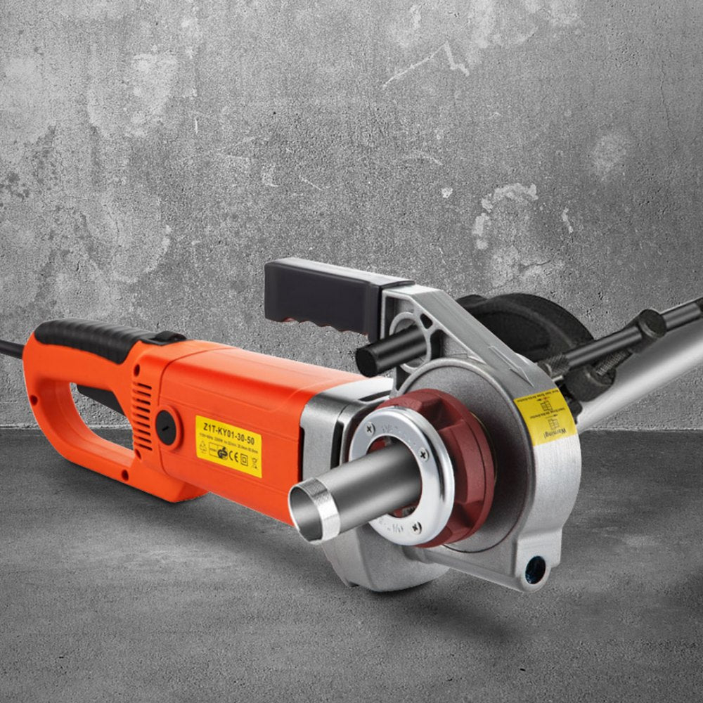 VEVOR Electric Pipe Threader, 2300W Pipe Threading Machine, Heavy-Duty Hand-Held Power Drive Kit, 110V Pipe Threader Machine Copper Motor, Portable Pipe Threader w/ 4 Dies 1/2"-1 1/4" & Carrying Case