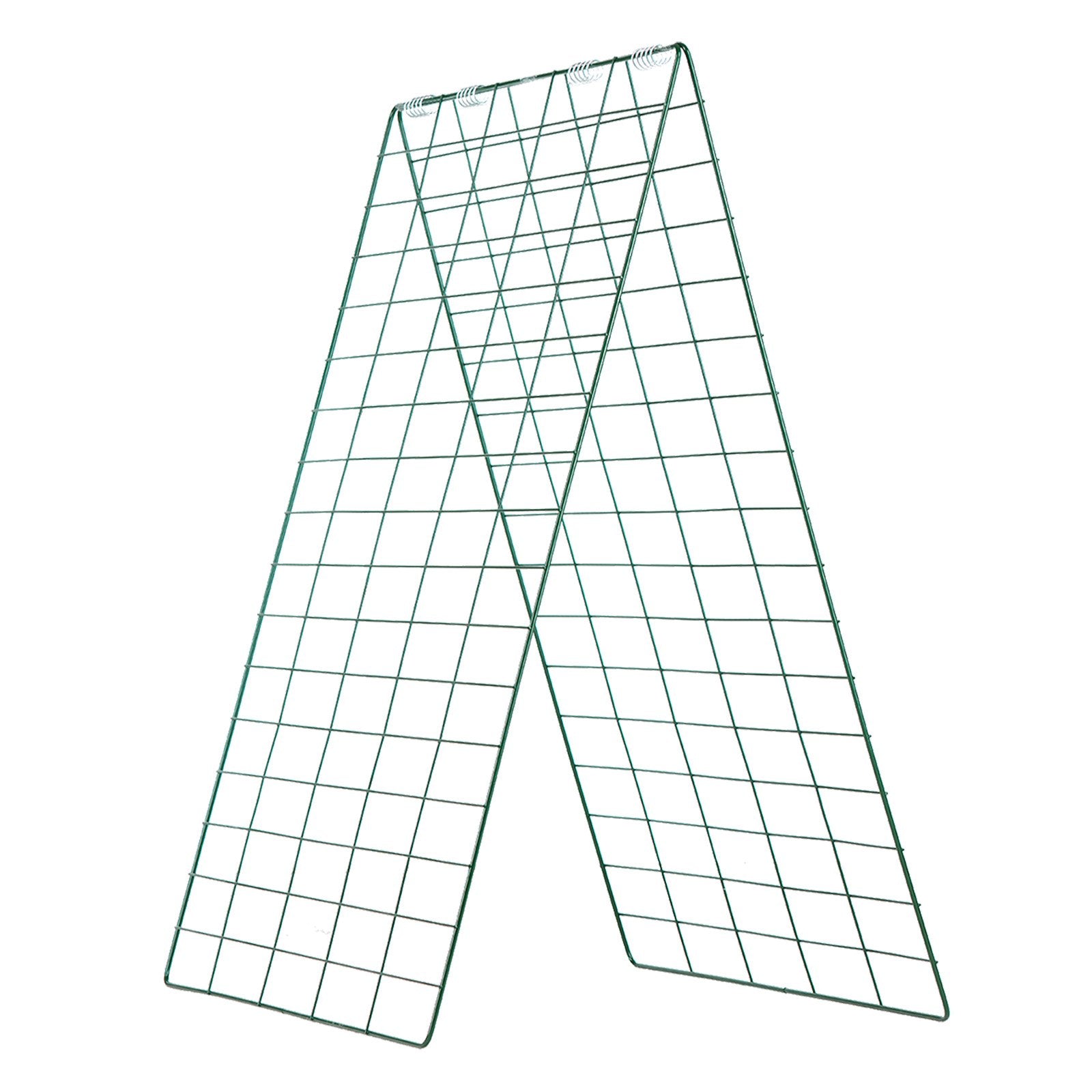 4-Pack A-Frame Garden Trellises for Raised Beds, Rustproof Metal Plant Support for Vines, Peas, Beans, Zucchini, Tomatoes, Flowers