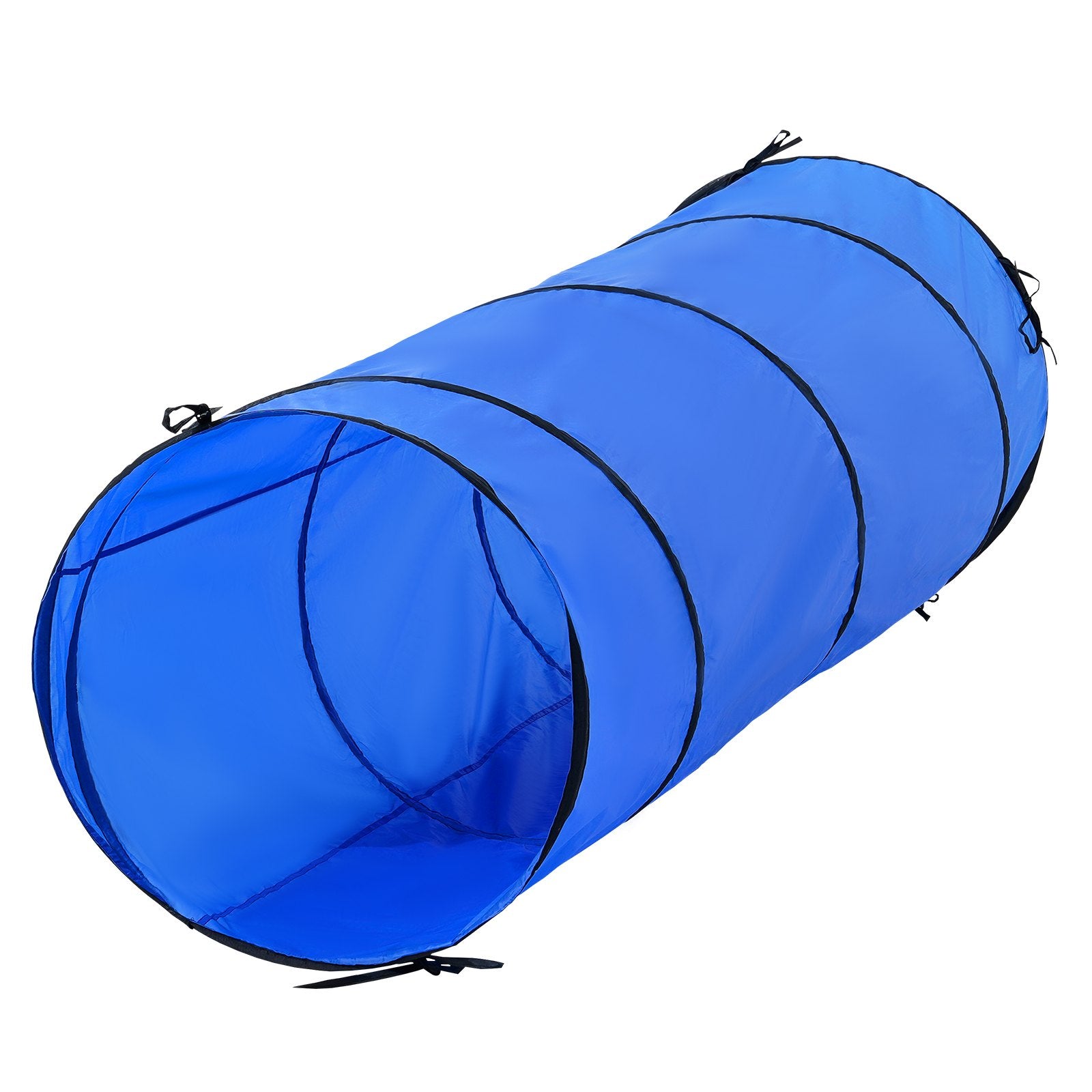 5-Piece Dog Agility Training Kit: Adjustable Hurdles, Weave Poles, Tunnel & More - Puppy Obstacle Course with Whistle & Storage Bags
