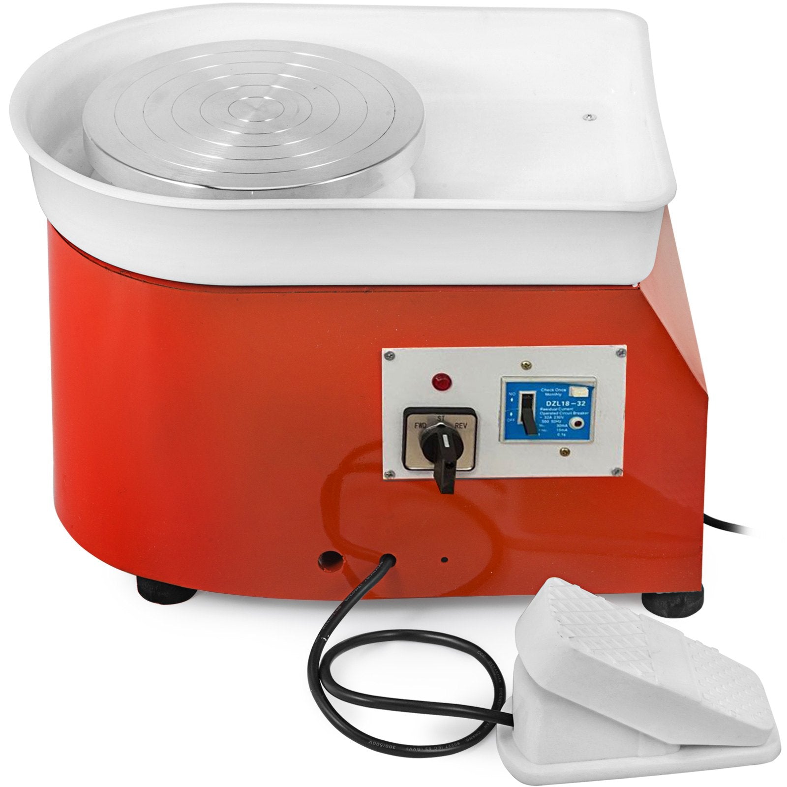10" Pottery Wheel Machine - 280W Motor, Low Noise, Easy Clean, Ceramic Clay Tool Kit, Adjustable Speed, Bidirectional Rotation