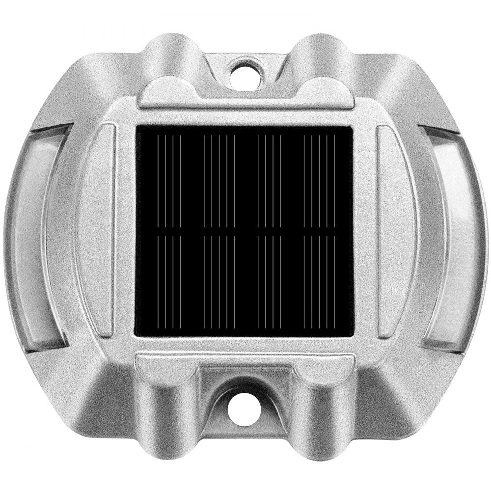 Pack of 12 Solar-Powered Bright White Driveway and Deck Lights with Screws - Waterproof and Wireless for Outdoor Path, Garden, and Steps