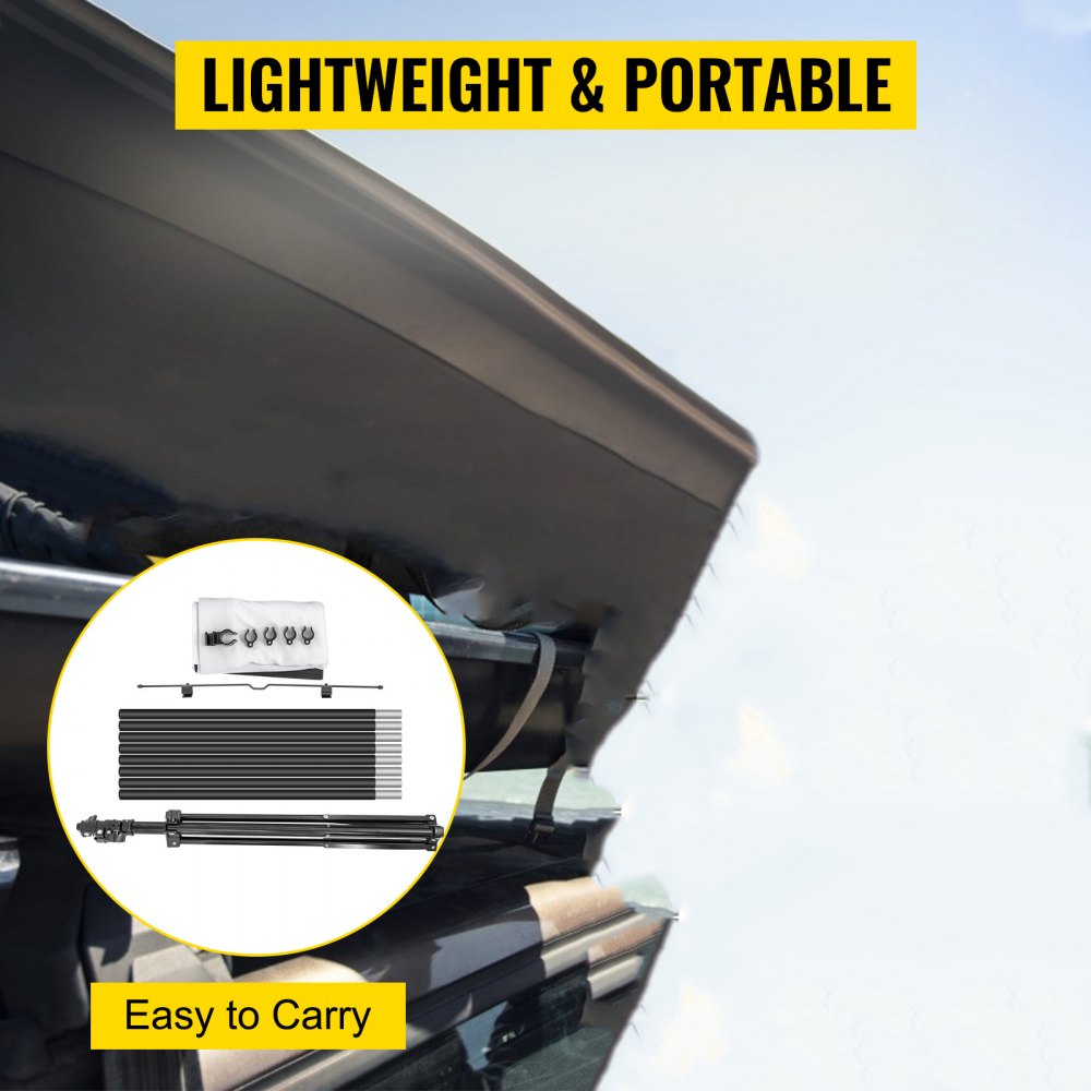 Portable 60-Inch 16:9 HD Projection Screen with Adjustable Tripod Stand for Indoor and Outdoor Use