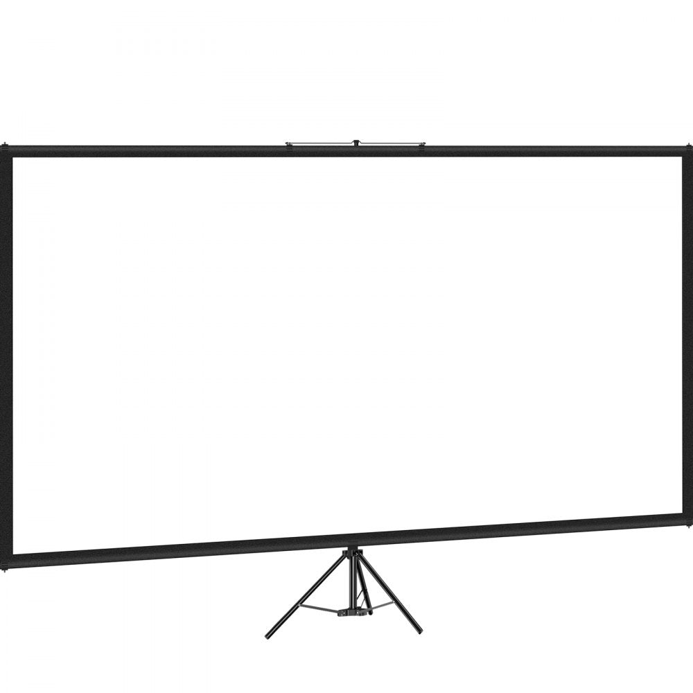 80-Inch Portable 16:9 Projection Screen with Adjustable Stand for 4K HD Viewing, Indoor & Outdoor Use for Movies, Gaming, and Presentations