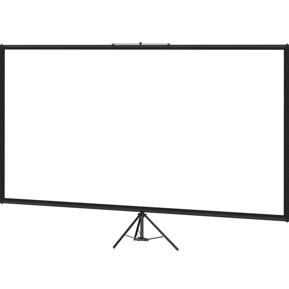 Portable 90-Inch 16:9 HD Projector Screen with Adjustable Stand for Indoor and Outdoor Use - Ideal for Movies, Home Theater, Gaming, and Office Presentations