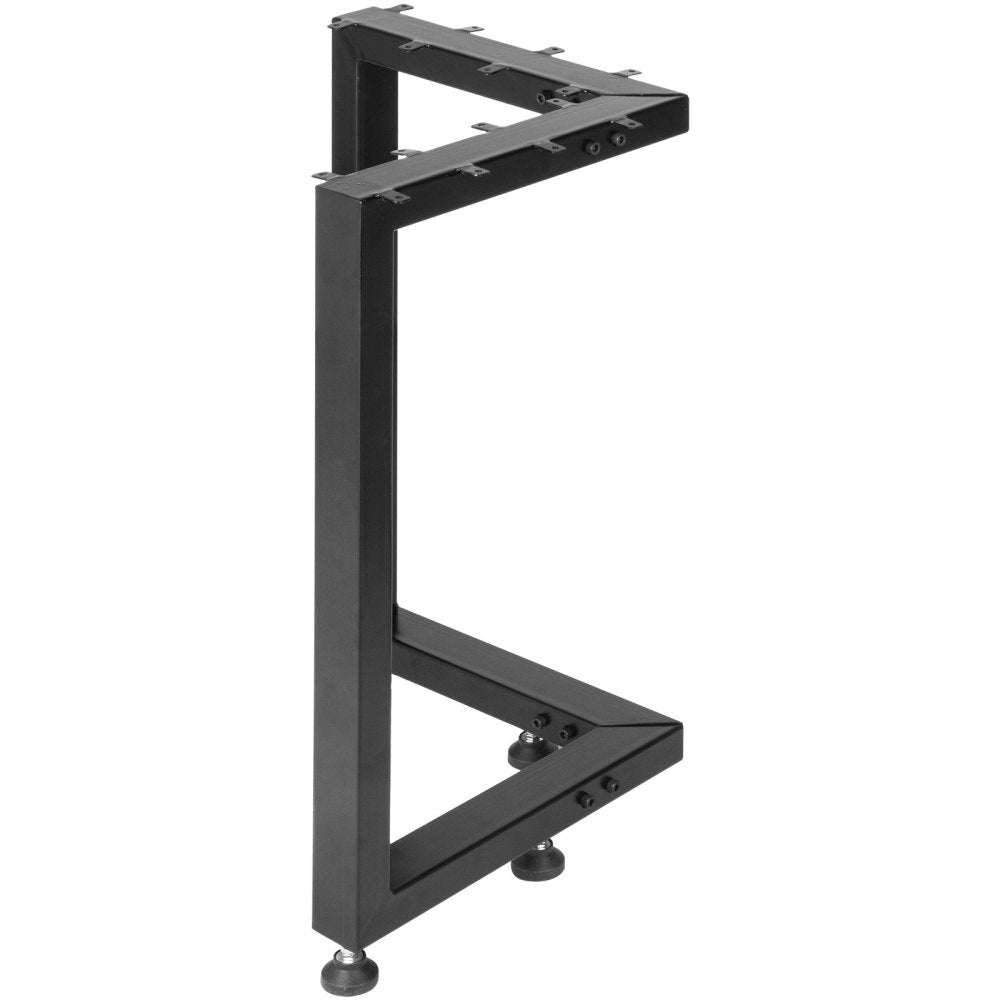 Set of 2 Sturdy L-Shaped Metal Table Legs for Dining or Office Desks, 28" Height x 24" Width