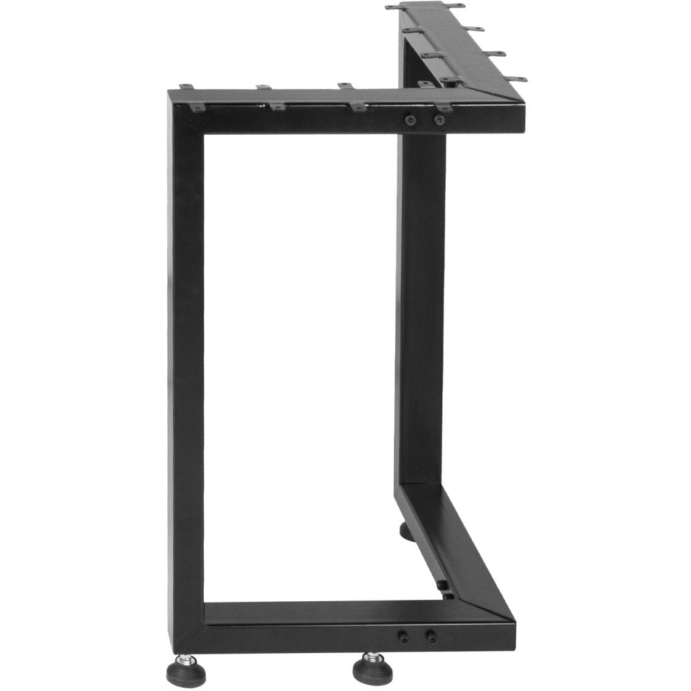 Set of 2 Sturdy L-Shaped Metal Table Legs for Dining or Office Desks, 28" Height x 24" Width