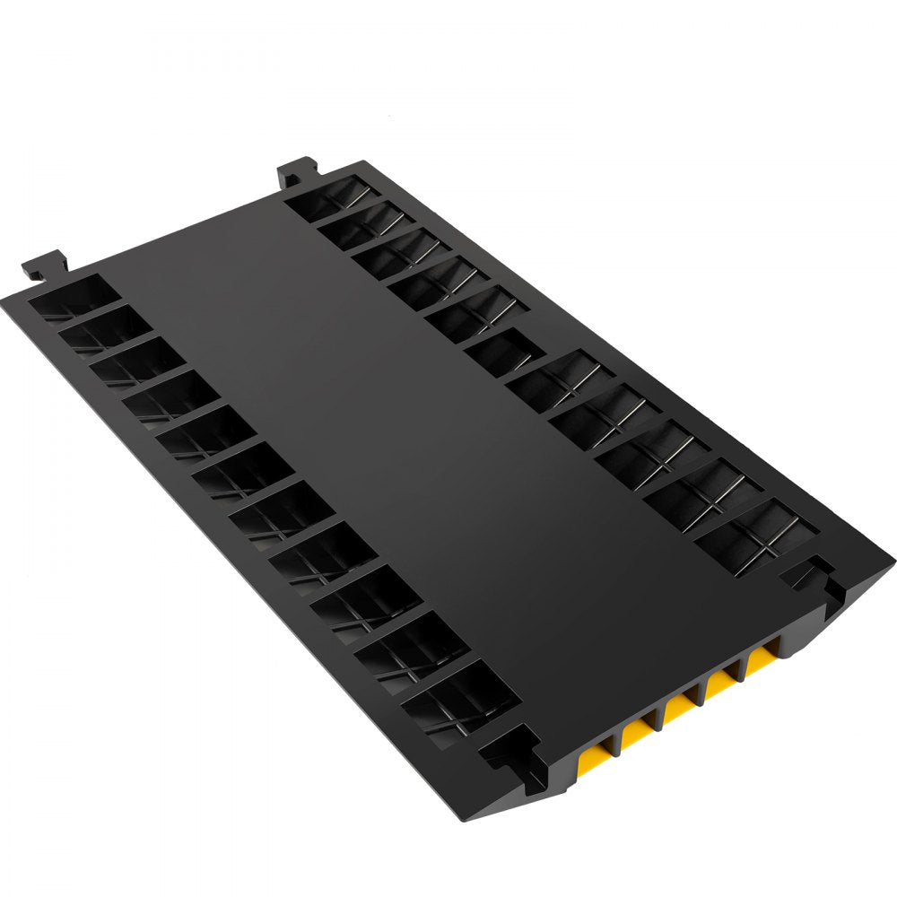 Heavy Duty 5-Slot Rubber Cable Protectors for Driveways - Supports Up to 66,000 lbs