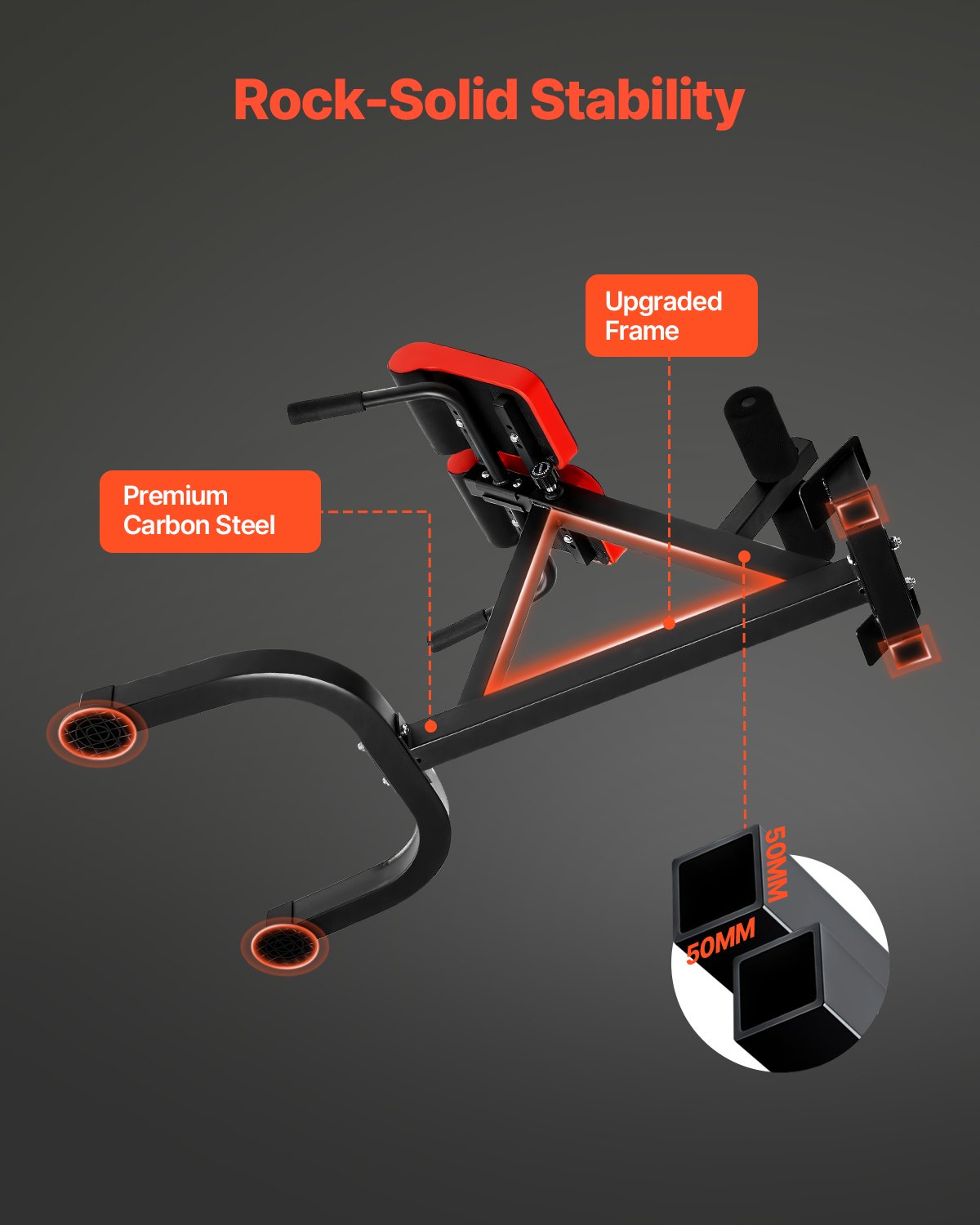 Adjustable Roman Chair Hyperextension Bench - 300 lbs Capacity, Multi-Function Exercise Equipment for Glutes, Hamstrings, Lower Back & Abs, Home Gym Fitness Weight Bench with Non-Slip Grip, Foldable Design, and Durable Carbon Steel Build