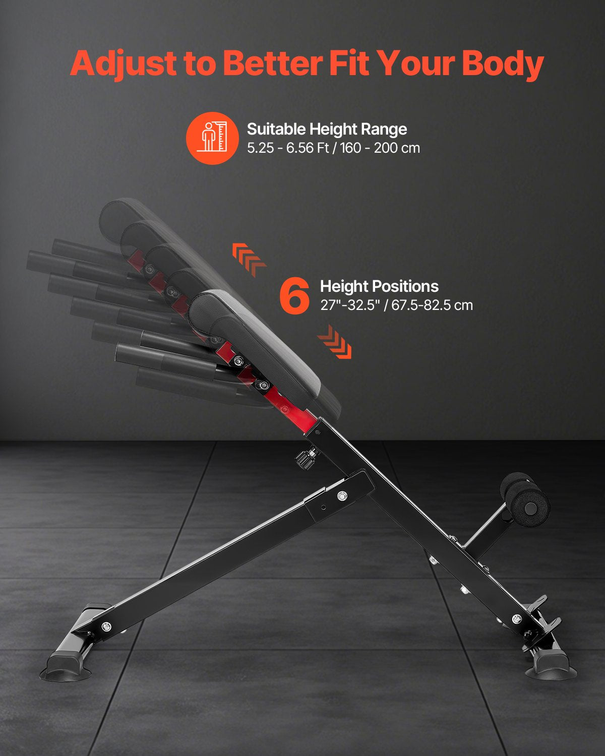 Adjustable & Foldable Roman Chair Hyperextension Bench - Multi-Function Fitness Equipment for Glute, Hamstring, Back, Ab Workouts, Home Gym Weight Bench, 250 lbs Capacity, Non-Slip Grip, Durable Carbon Steel Design