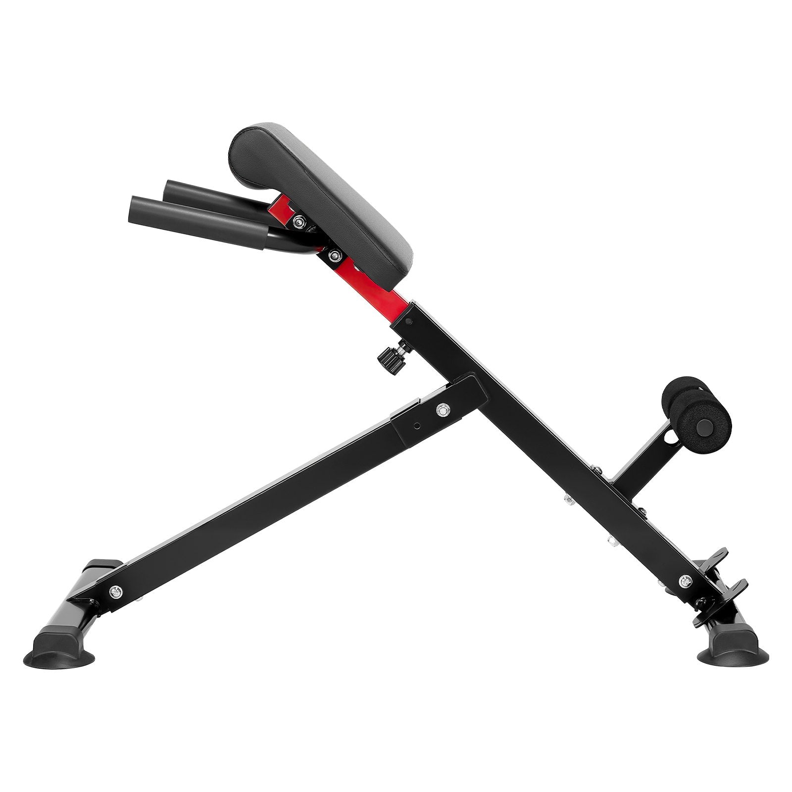 Adjustable & Foldable Roman Chair Hyperextension Bench - Multi-Function Fitness Equipment for Glute, Hamstring, Back, Ab Workouts, Home Gym Weight Bench, 250 lbs Capacity, Non-Slip Grip, Durable Carbon Steel Design