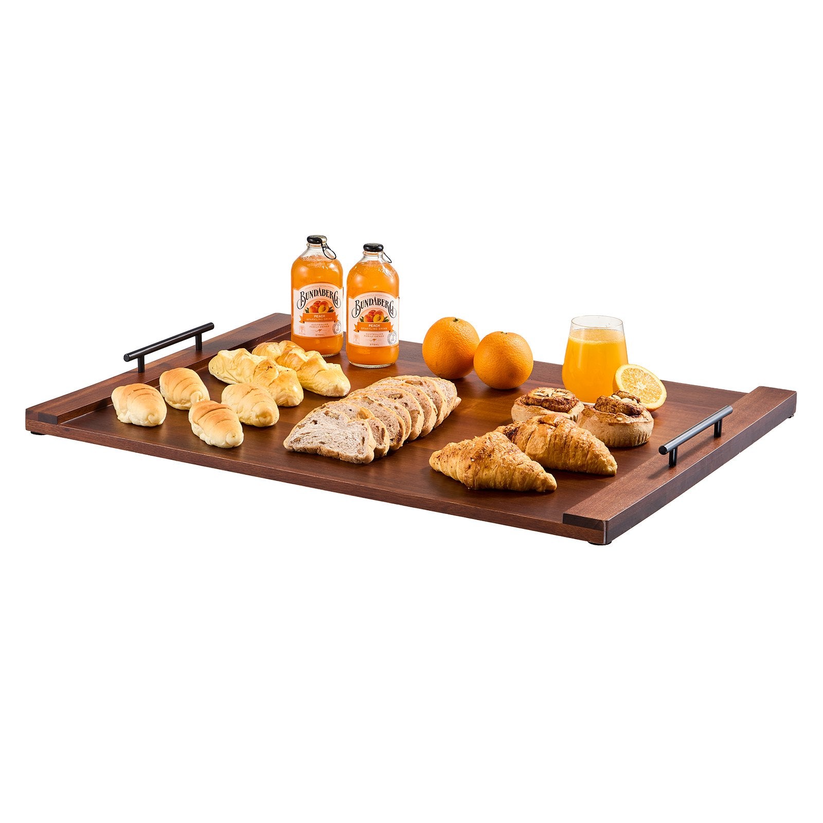 Acacia Wood Noodle Board Stove Top Cover - Versatile Cutting Board for Gas & Electric Stoves, RV & Sink Space Saver with Handles