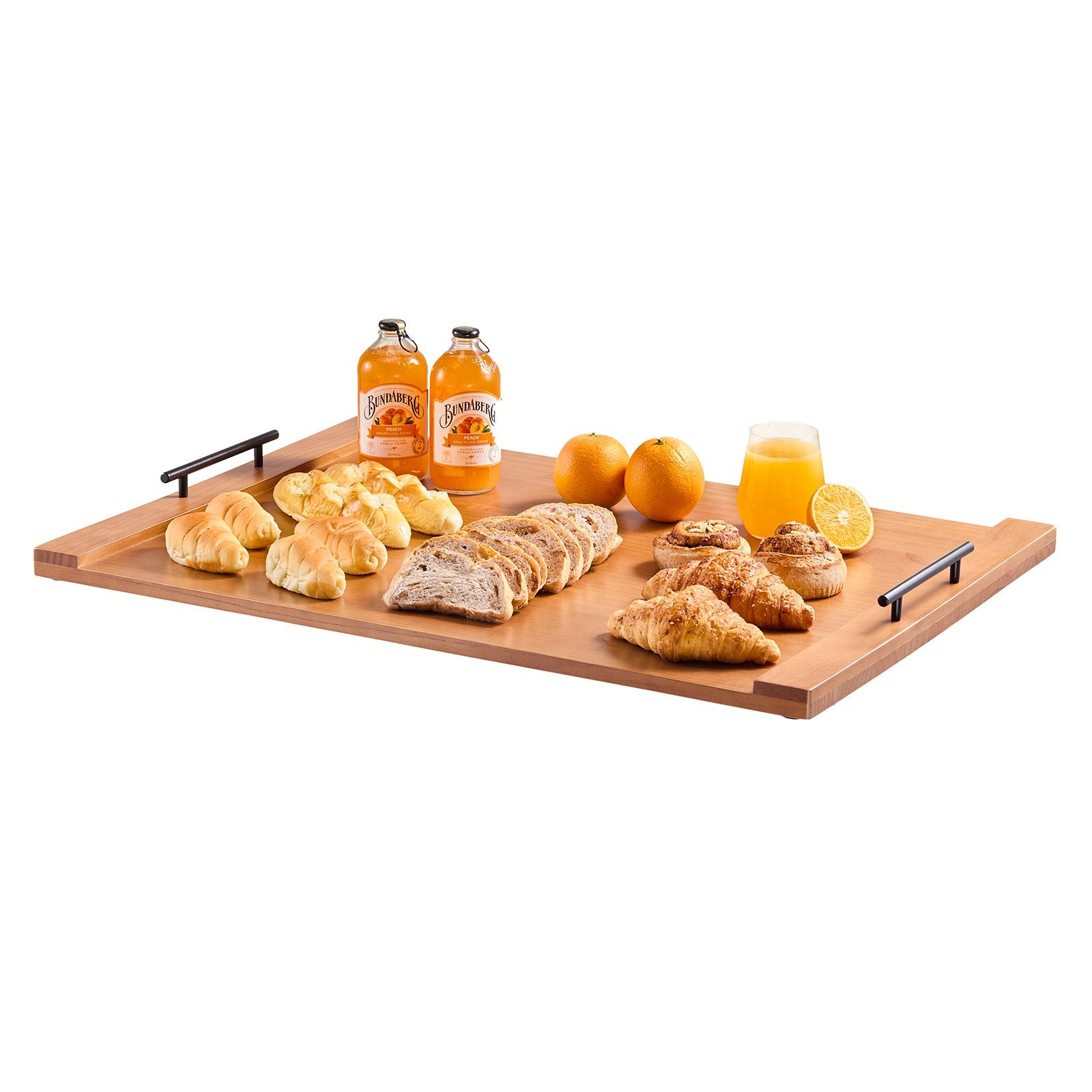 Expandable Pine Wood Noodle Board Stove Top Cover with Handles for Gas & Electric Stoves, RV & Kitchen Sink Counter Space Saver