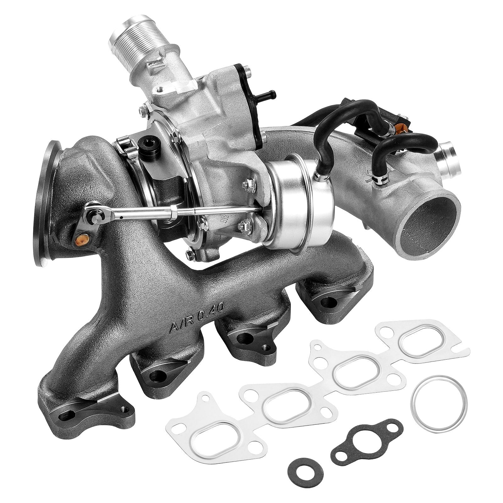 Enhanced Turbocharger Kit for Chevy Cruze 2011-2015, Sonic 2012-2020, Trax 2013-2021 & Buick Encore 1.4L with Gasket, Solenoid, High-Temp Impeller & Durable Housing