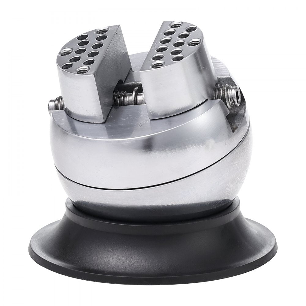 VEVOR Ball Vise 3\" Engraving Setting Tool 360°Rotation Professional Ball Vise 30 PCS Attachment Jewelry Engraving Block Tools Standard Block (3inch)