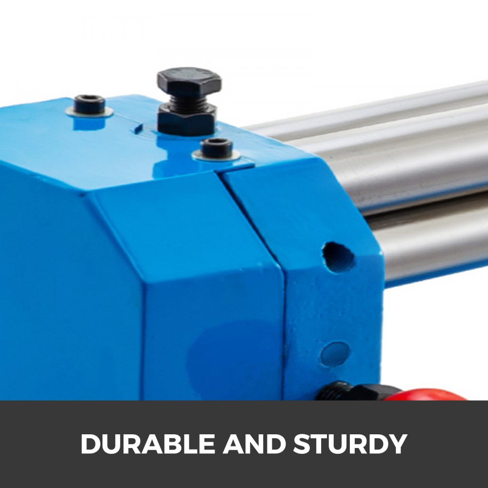 Heavy Duty 24" Metal Slip Roll Bending Machine for 16 Gauge Steel with Removable Rollers