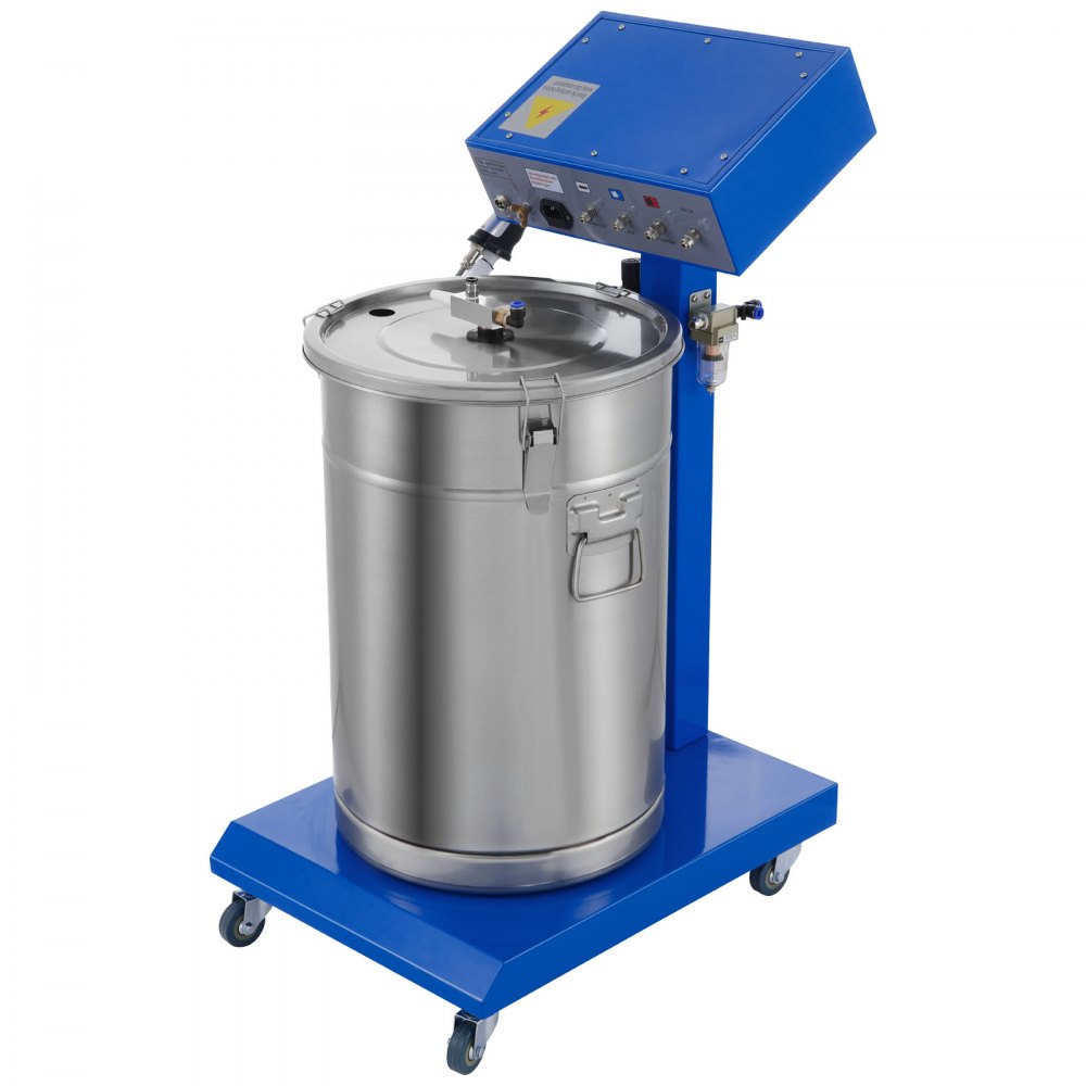 VEVOR Powder Coating Machine 50W 45L Capacity Electrostatic Powder Coating Machine Spraying Gun Paint 450g per Min WX-958 Powder Coating System