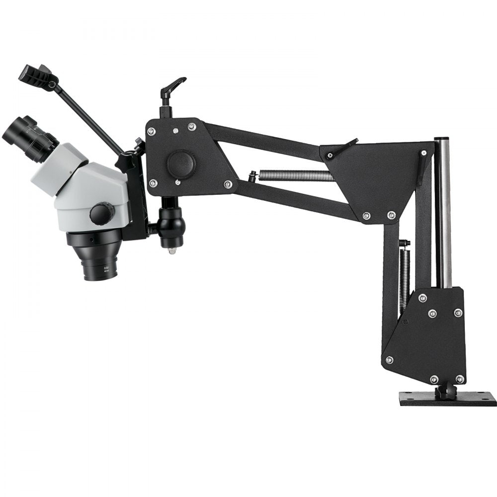 VEVOR Micro Inlaid Mirror Multi-Directional Microscope with Spring Bracket 7X-45X Multi-Directional Micro-Setting Microscope Microscope Gem Diamond Setting Machine with Stand Jewelry Tools
