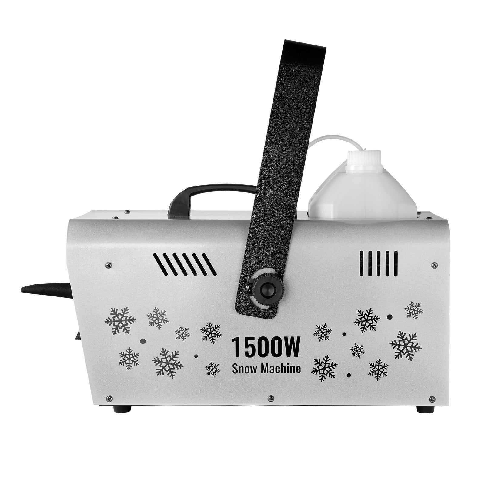 High-Power 1500W Snow Machine with Dual Remotes, 5L Tank for Stunning Snowflake Effects - Ideal for Weddings, Holidays & Parties