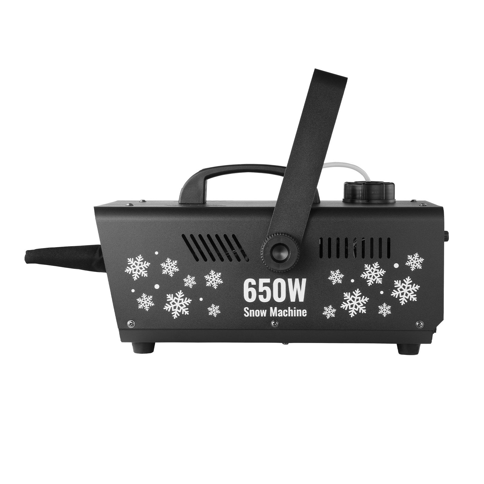 Portable 650W Snow Machine with Wireless Remote - Premium Artificial Snowflake Maker for Christmas, Weddings, Parties & Stage Effects