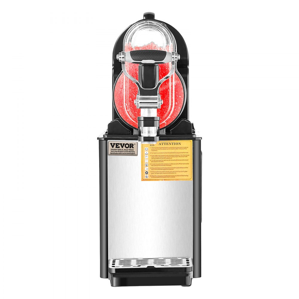 Large Capacity 3L Slushy Maker with Automatic Cleaning and Temperature Control for Home and Commercial Use, 330W Stainless Steel Frozen Drink Machine in Black