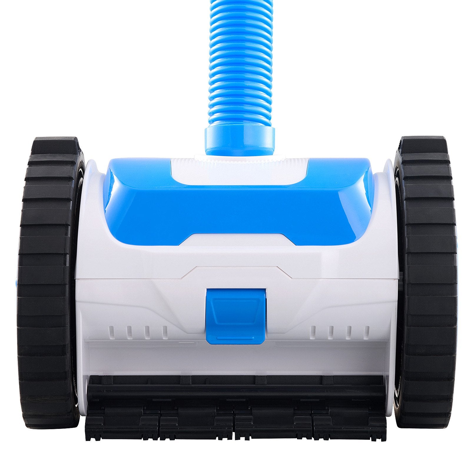 Efficient Automatic Suction Pool Cleaner with 2 Wheels for In-Ground & Above-Ground Pools, 20x40 ft, Perfect for Various Surfaces & Quick Assembly