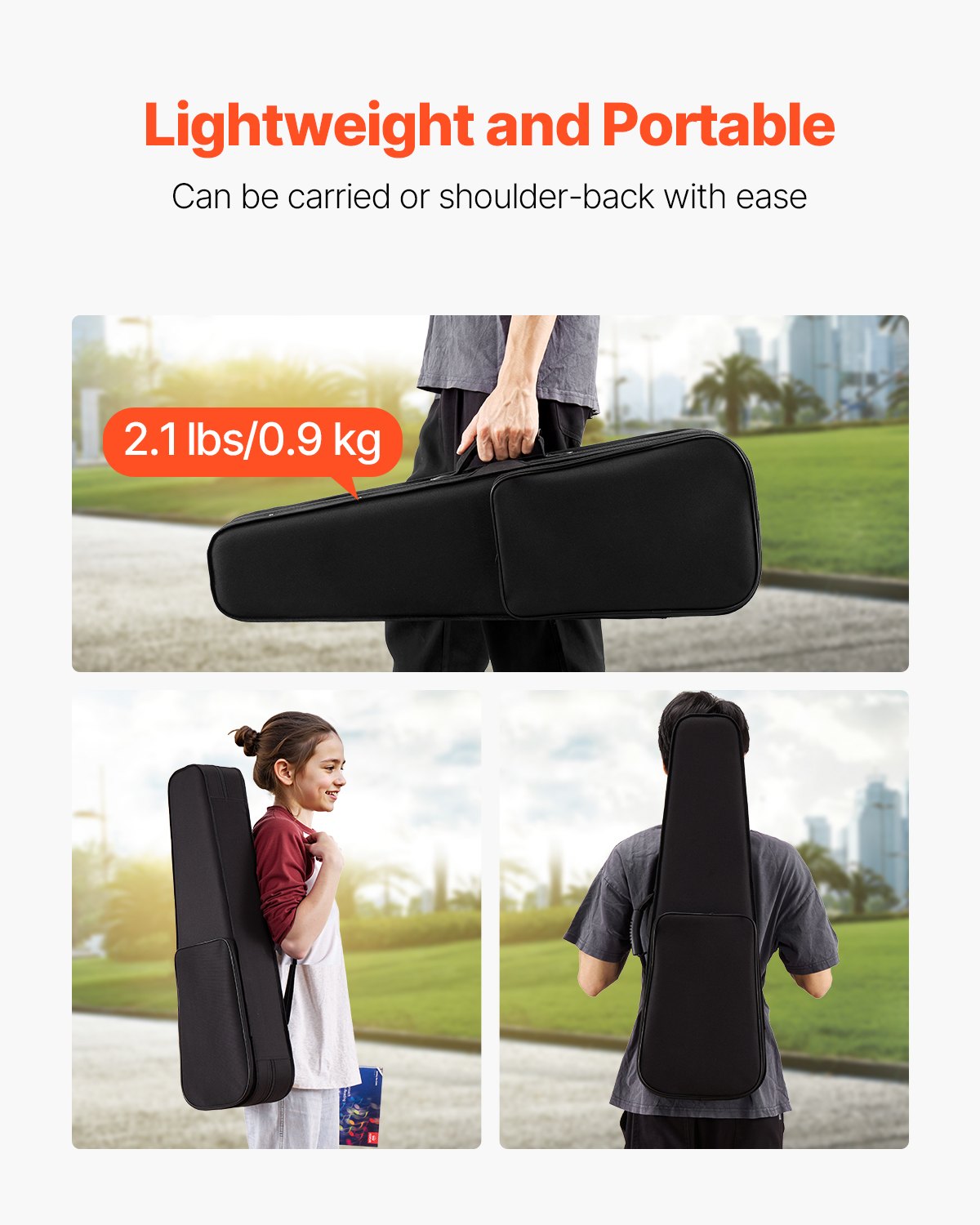 Premium 4/4 Violin Case - Waterproof Nylon, Lightweight, Plush Lining, Dual Straps, Anti-Scratch, Triangular Design for Travel & Protection