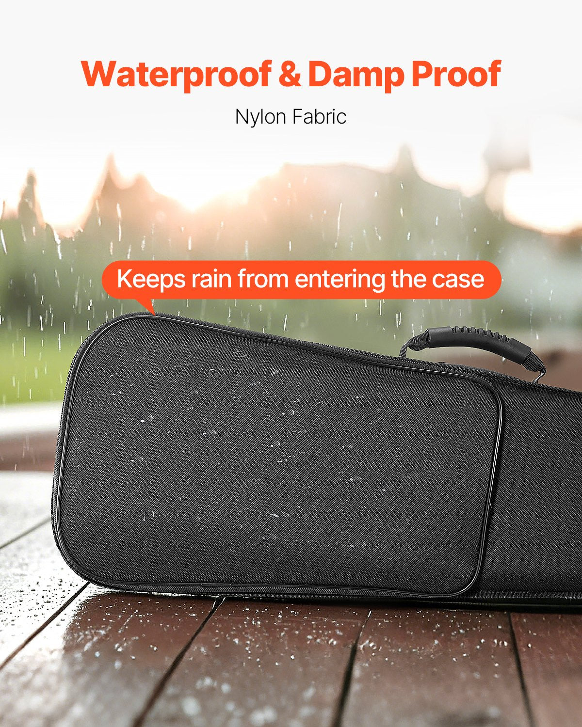 Premium 4/4 Violin Case - Waterproof Nylon, Lightweight, Plush Lining, Dual Straps, Anti-Scratch, Triangular Design for Travel & Protection