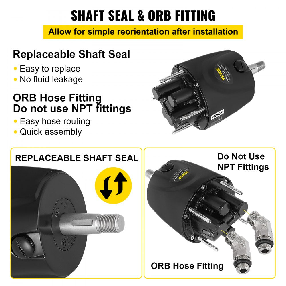 Helm 1.7 Outboard Hydraulic Steering Pump HH5271-3