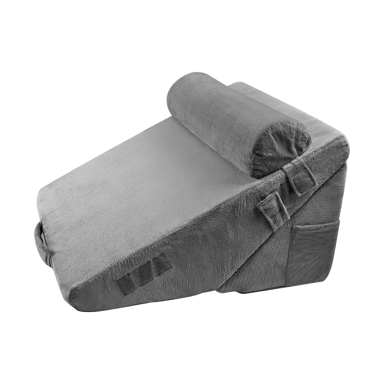 Orthopedic Bed Wedge Pillow Set - Adjustable Foam Support for Acid Reflux, Back Pain, Snoring, Post Surgery Comfort, Washable Cover