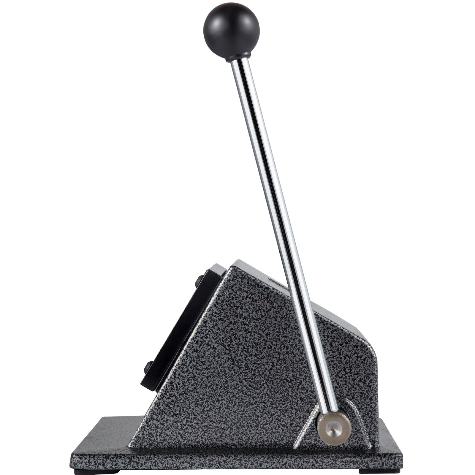 Heavy-Duty Cast Iron Round Punch Die Cutter with Steel Blade for 1.25" Badges - Manual Graphic Punch Press for Precision Cutting