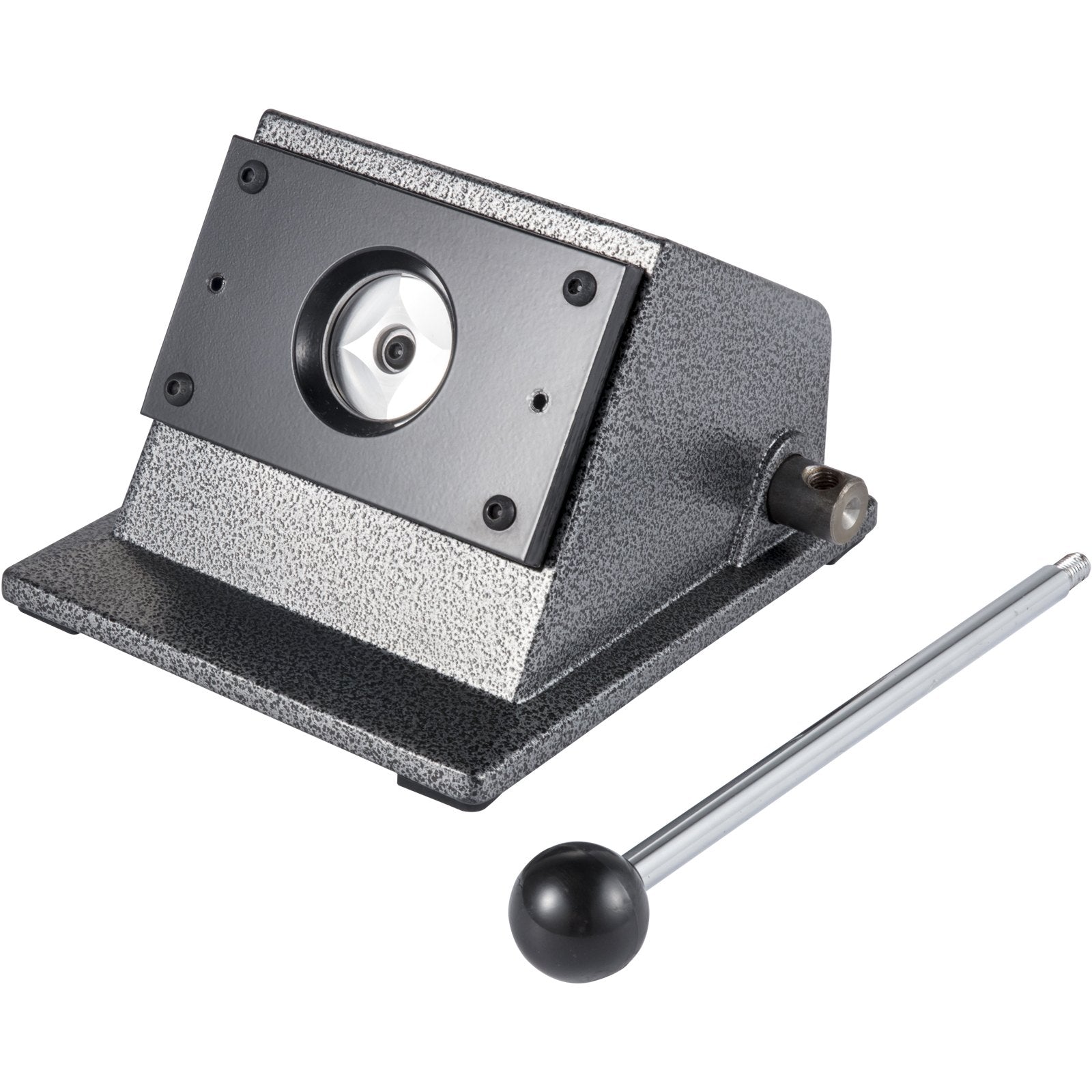 Heavy-Duty 44mm Round Punch Die Cutter with Carbon Steel Blade for Effortless Badge Making – Cast Iron Manual Press, Ergonomic Design