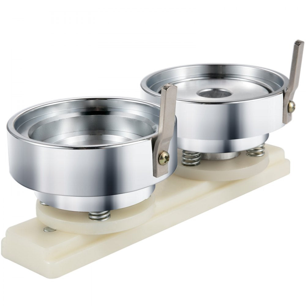 VEVOR Badge Punching Die 2-1/4 inch/58mm Round Punching Die with ABS Slide Button Die Carbon Steel Badge Maker Part Aluminum Alloy Core Compatible with Button Maker Making Machine for DIY Logo Badges