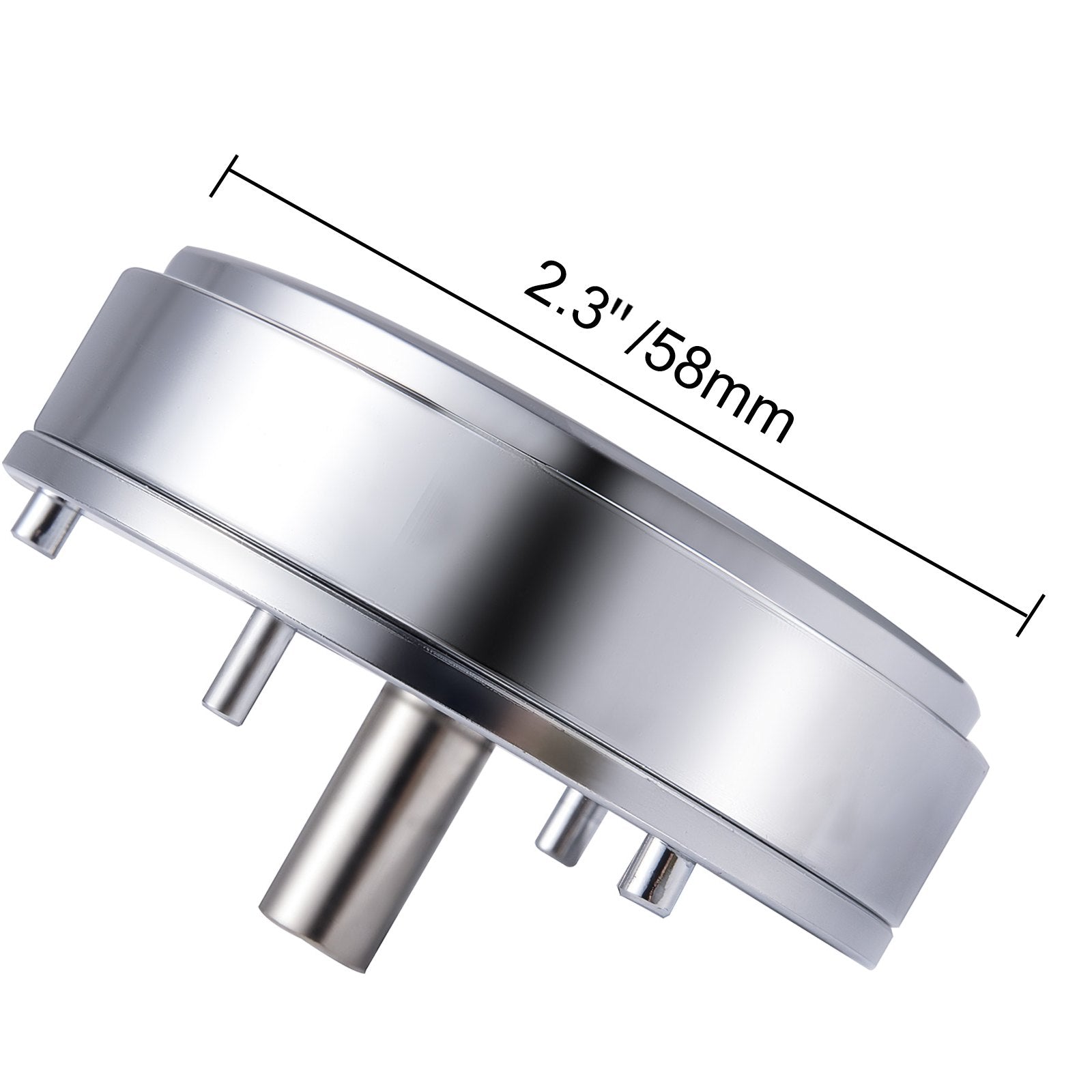 2-1/4 inch Round Badge Punching Die, Carbon Steel & Aluminum Core for DIY Logo Badges, Compatible with RED Button Maker Machine, Easy Assembly