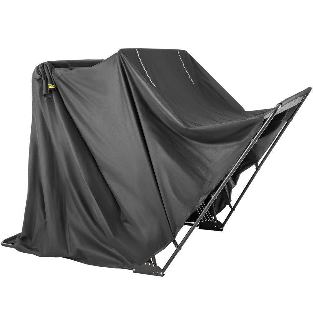 VEVOR Hoods For Vehicles Motorcycle Shelter Shed  Waterproof Motorcycle Cover Outdoor Protection 106.5 Inch X41.5 Inch X61 Inch Motorbike Cover Tent Scooter Shelter