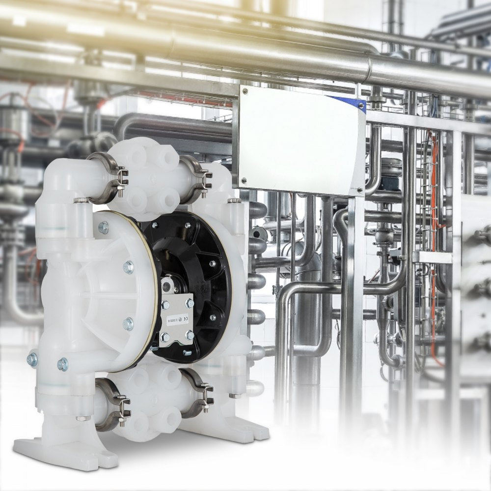 VEVOR Air-Operated Double Diaphragm Pump Chemical Industrial 1 Inch Inlet And Outlet