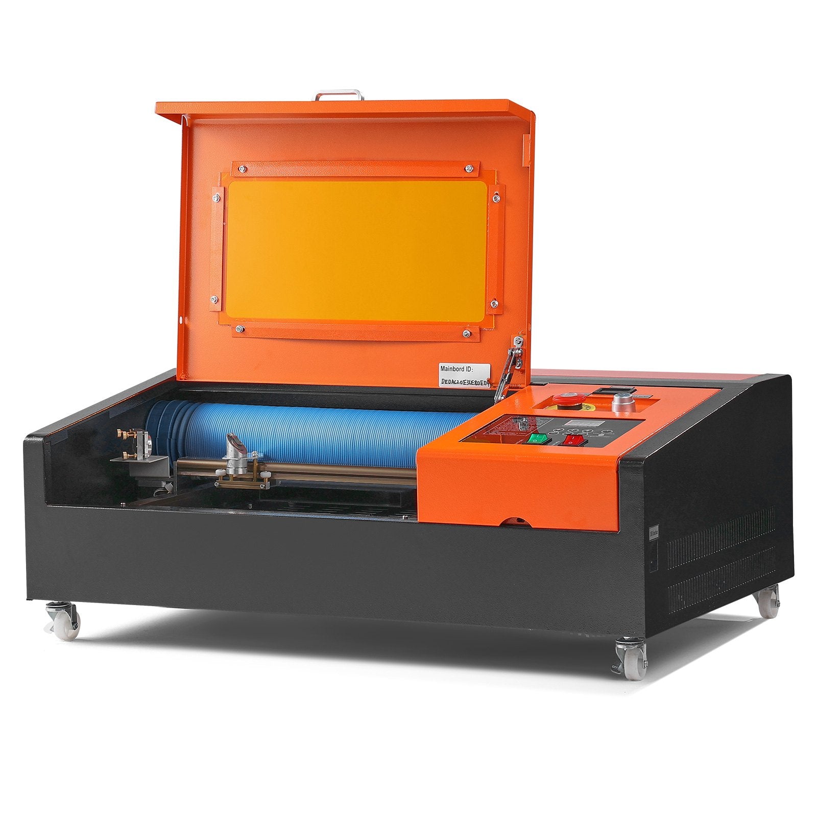 Enhanced 40W CO2 Laser Engraver Cutter, 12x8" Workspace, Water-Cooled, CorelDRAW Compatible for Wood, Acrylic, Fabric Crafting